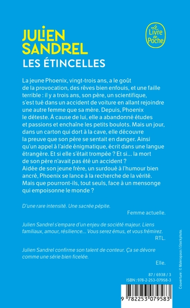 Les Etincelles (9782253079583-back-cover)