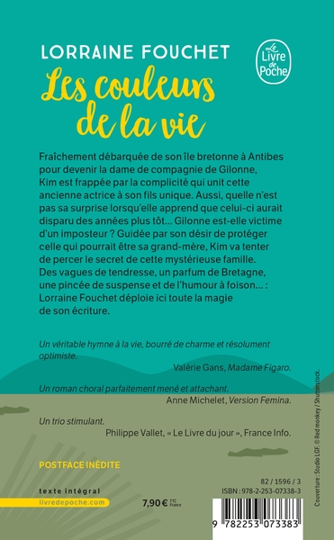 Les Couleurs de la vie (9782253073383-back-cover)