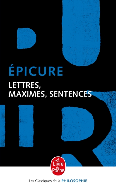 Lettres, maximes, sentences (9782253067092-front-cover)