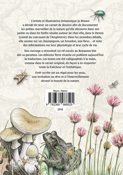 Forêt secrète, Carnet d'une illustratrice (9782360988525-back-cover)