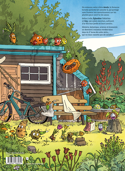 La folle histoire des plantes - tome 2, On se cultive sans se prendre le chou ! (9782360986231-back-cover)