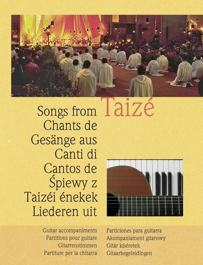 Chants de Taizé : partitions pour guitare (9782850402449-front-cover)
