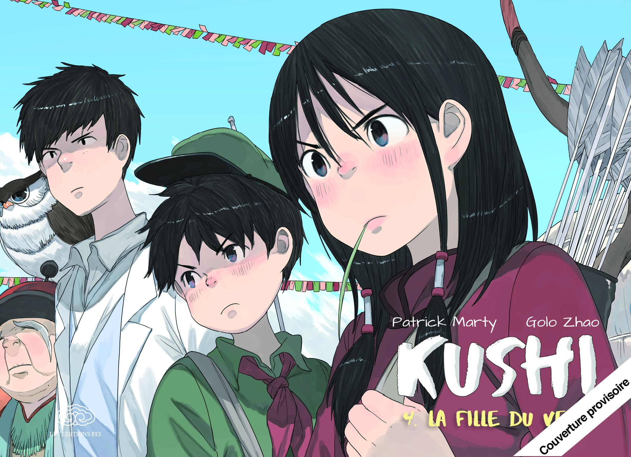 Kushi - Kushi, tome 4. La fille du vent (9782359662375-front-cover)