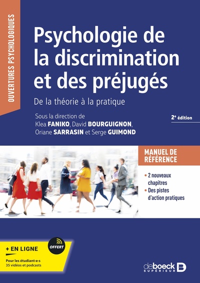 Psychologie de la discrimination et des préjugés, De la théorie à la pratique (9782807339750-front-cover)