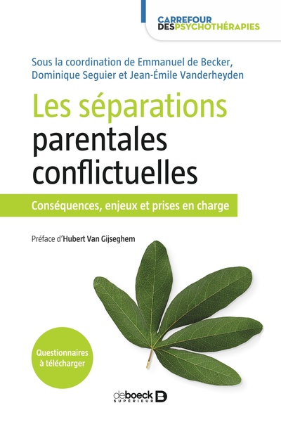 Les séparations parentales conflictuelles, Conséquences, enjeux et prises en charge (9782807329911-front-cover)