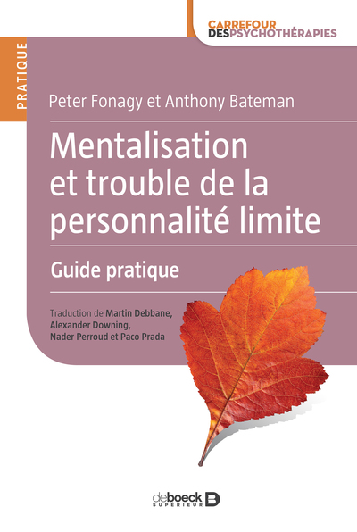 Mentalisation et trouble de la personnalité limite, Guide pratique (9782807314870-front-cover)