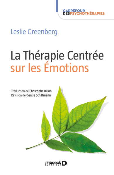 La Thérapie Centrée sur les Émotions (9782807302587-front-cover)