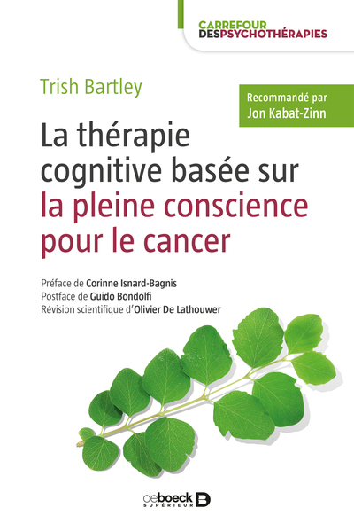 La thérapie cognitive basée sur la pleine conscience pour le cancer (9782807302709-front-cover)