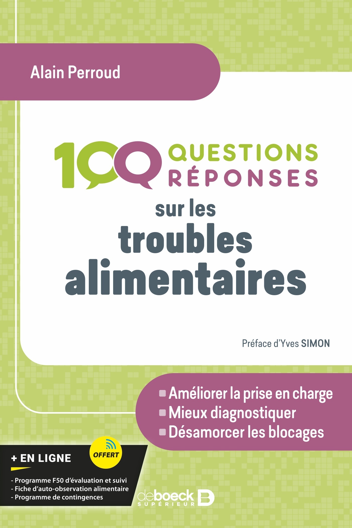 100 Questions/réponses sur les troubles alimentaires (9782807368637-front-cover)