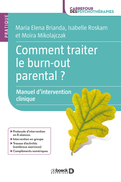 Comment traiter le burn-out parental ?, Manuel d'intervention clinique (9782807326804-front-cover)