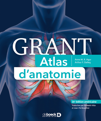 Atlas d'anatomie de Grant (9782807320802-front-cover)