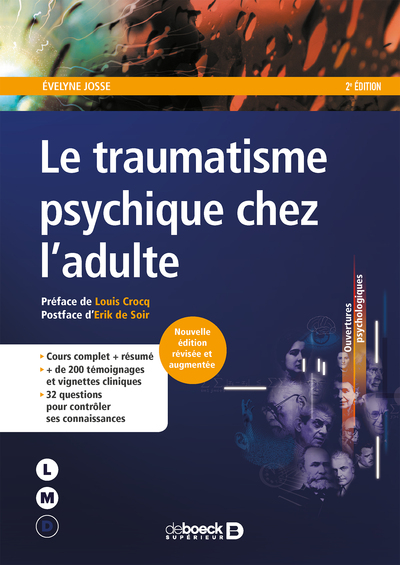 Le traumatisme psychique chez l'adulte (9782807320390-front-cover)