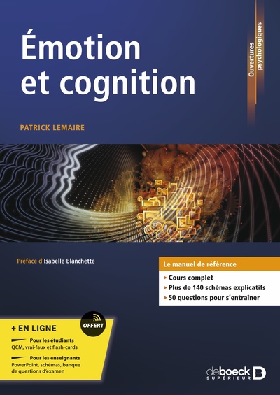 Émotion et cognition (9782807337527-front-cover)