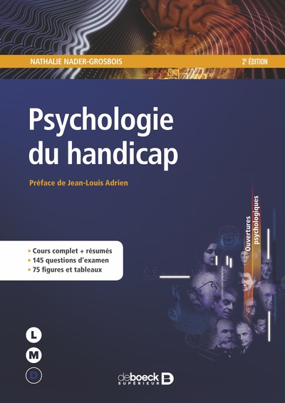 Psychologie du handicap (9782807328235-front-cover)