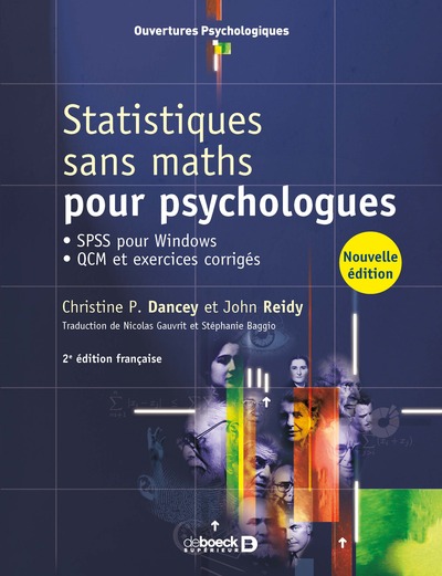 Statistiques sans maths pour psychologues, SPSS pour Windows - QCM et exercices corrigés (9782807302624-front-cover)