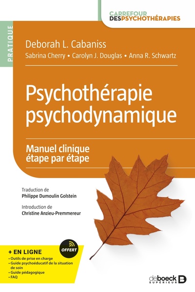 Psychothérapie psychodynamique, Manuel clinique étape par étape (9782807315808-front-cover)