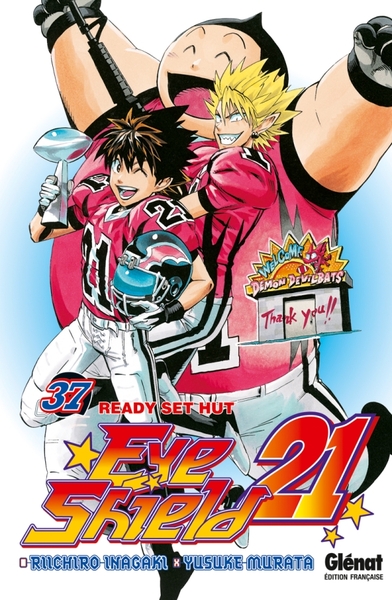 Eyeshield 21 - Tome 37, Ready Set Hut (9782723478892-front-cover)