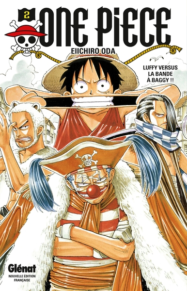 One Piece - Édition originale - Tome 02, Luffy versus la bande à Baggy !! (9782723489898-front-cover)