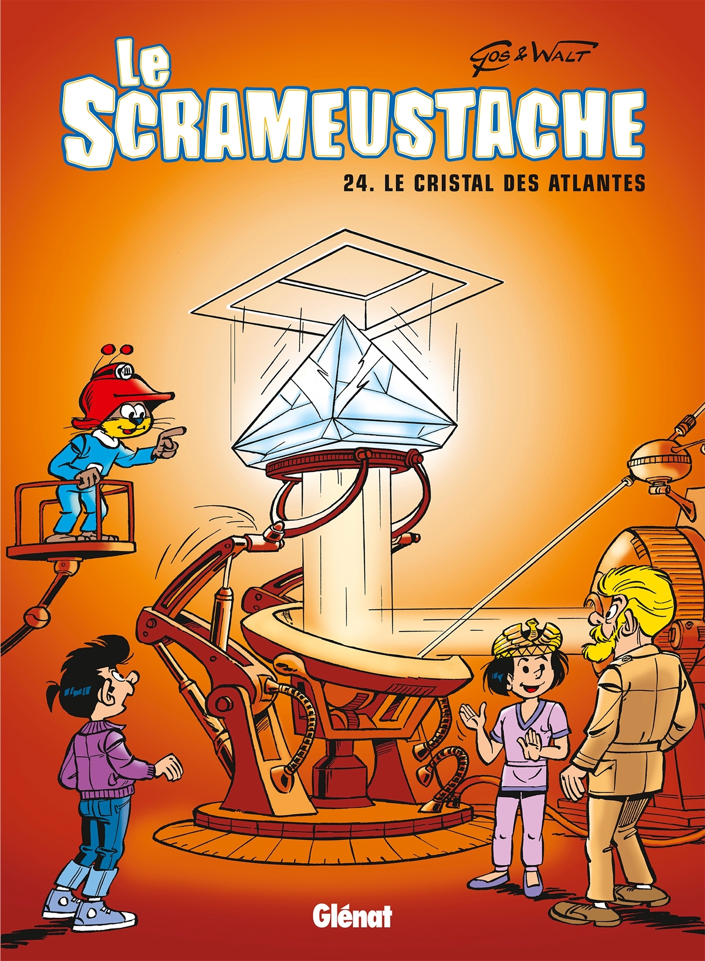 Le Scrameustache - Tome 24, Le cristal des Atlantes (9782723463614-front-cover)