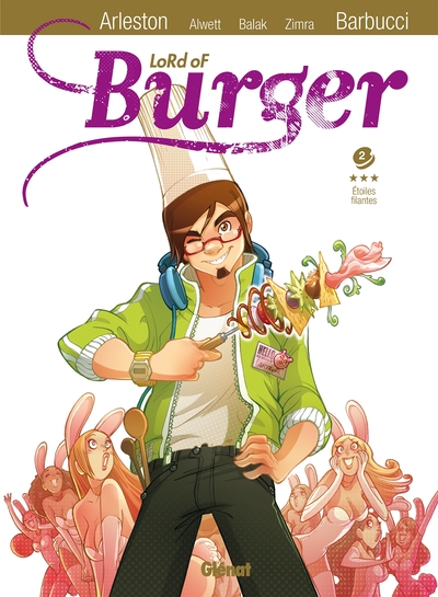 Lord of burger - Tome 02 NE, Étoiles Filantes (9782723480697-front-cover)