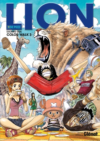 One Piece Color Walk - Tome 03, Lion (9782723484138-front-cover)