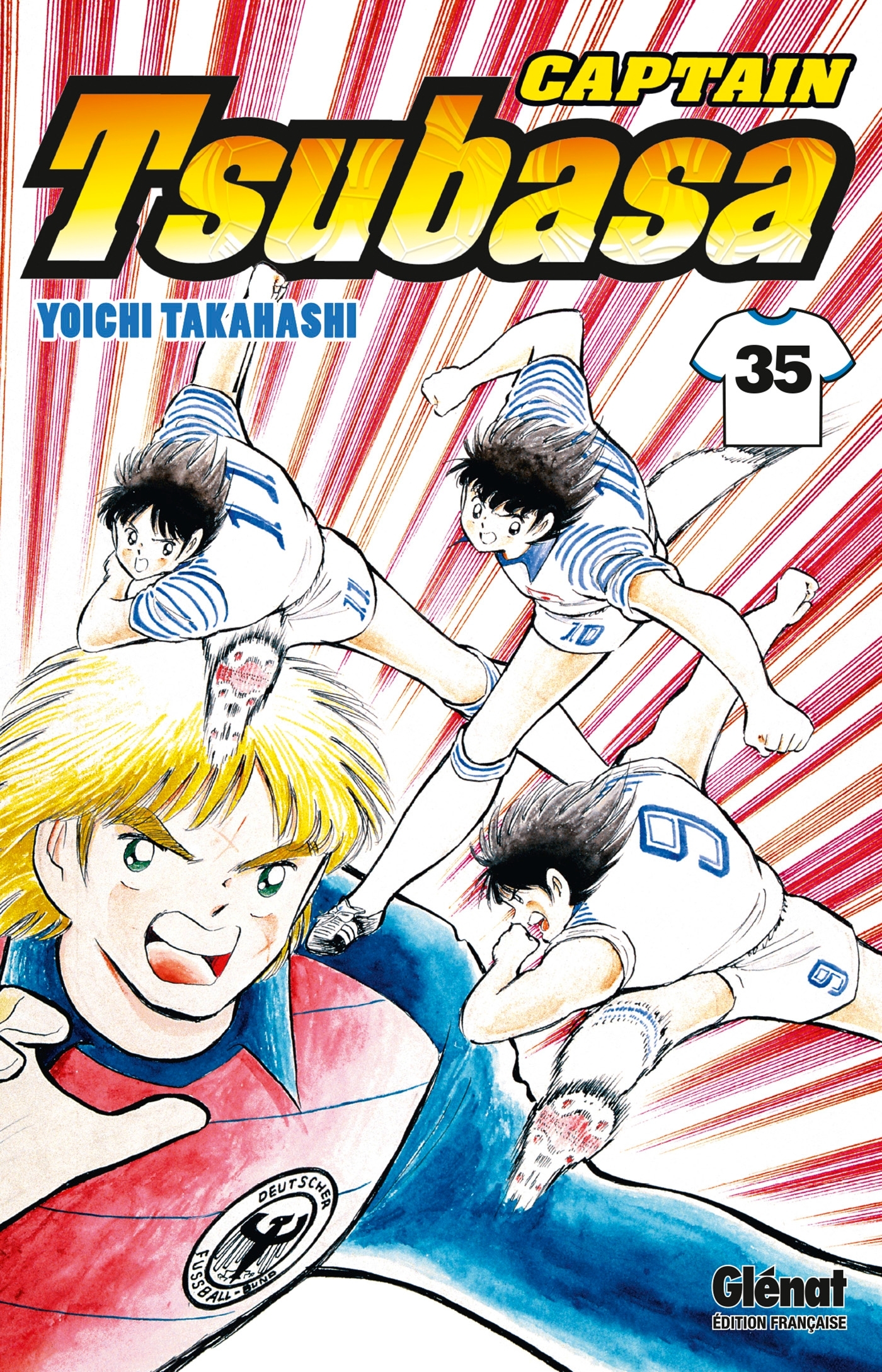 Captain Tsubasa - Tome 35, Bientôt au sommet du football mondial ?! (9782723491884-front-cover)