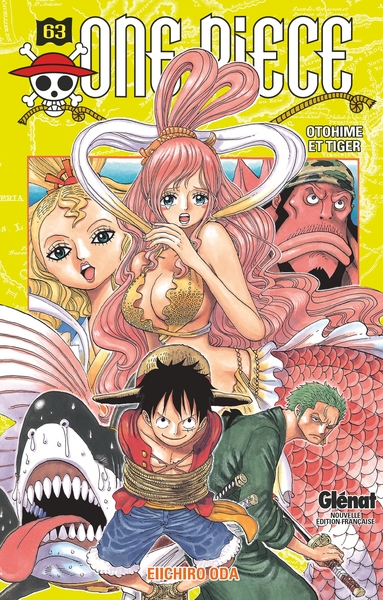 One Piece - Édition originale - Tome 63, Otohime et Tiger (9782723487696-front-cover)