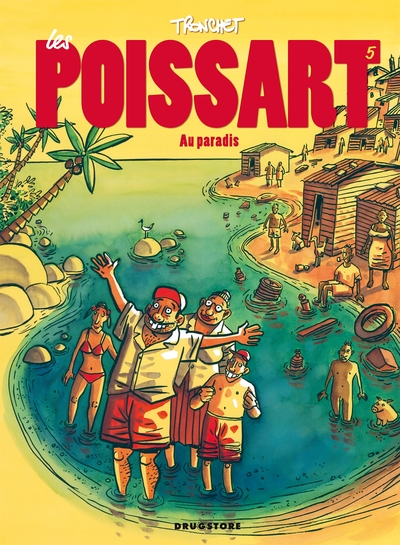 Les Poissart - Tome 05, Les Poissart au paradis ! (9782723481373-front-cover)