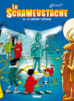 Le Scrameustache - Tome 23, La caverne Tibétaine (9782723463607-front-cover)