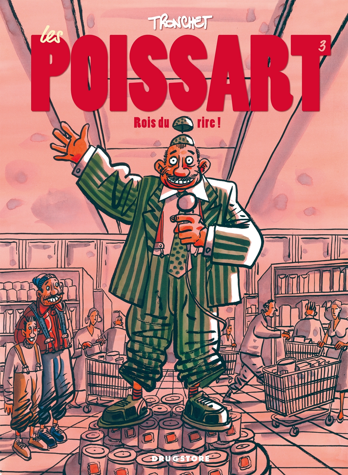 Les Poissart - Tome 03, Rois du rire (9782723483322-front-cover)