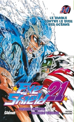 Eyeshield 21 - Tome 14, Le diable contre le dieu des océans (9782723458115-front-cover)