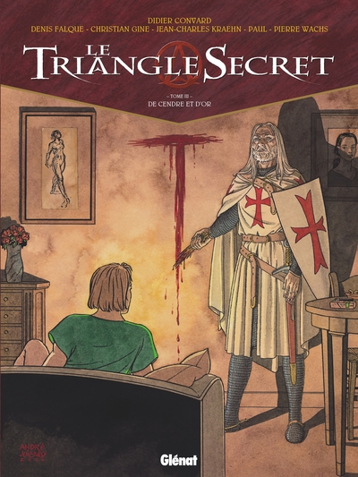 Le Triangle Secret - Tome 03, De Cendre et d'or (9782723433228-front-cover)