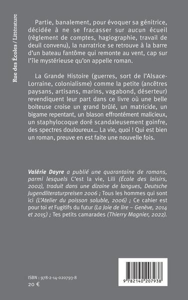 Ma mère, sa vie, son oeuvre (9782140207938-back-cover)