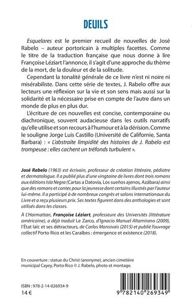 Deuils, Nouvelles (9782140269349-back-cover)