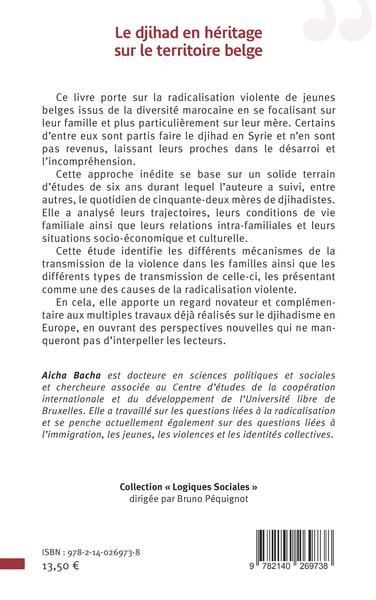 Le djihad en héritage sur le territoire belge (9782140269738-back-cover)