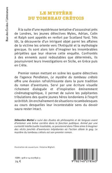 Le mystère du tombeau crétois (9782140278563-back-cover)