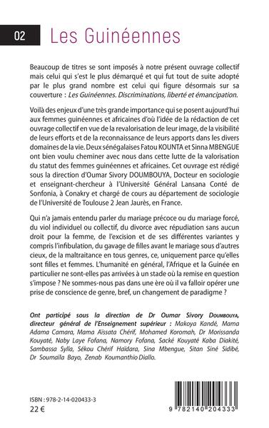 Les Guinéennes, Discriminations, liberté et émancipation - Tome 2 (9782140204333-back-cover)