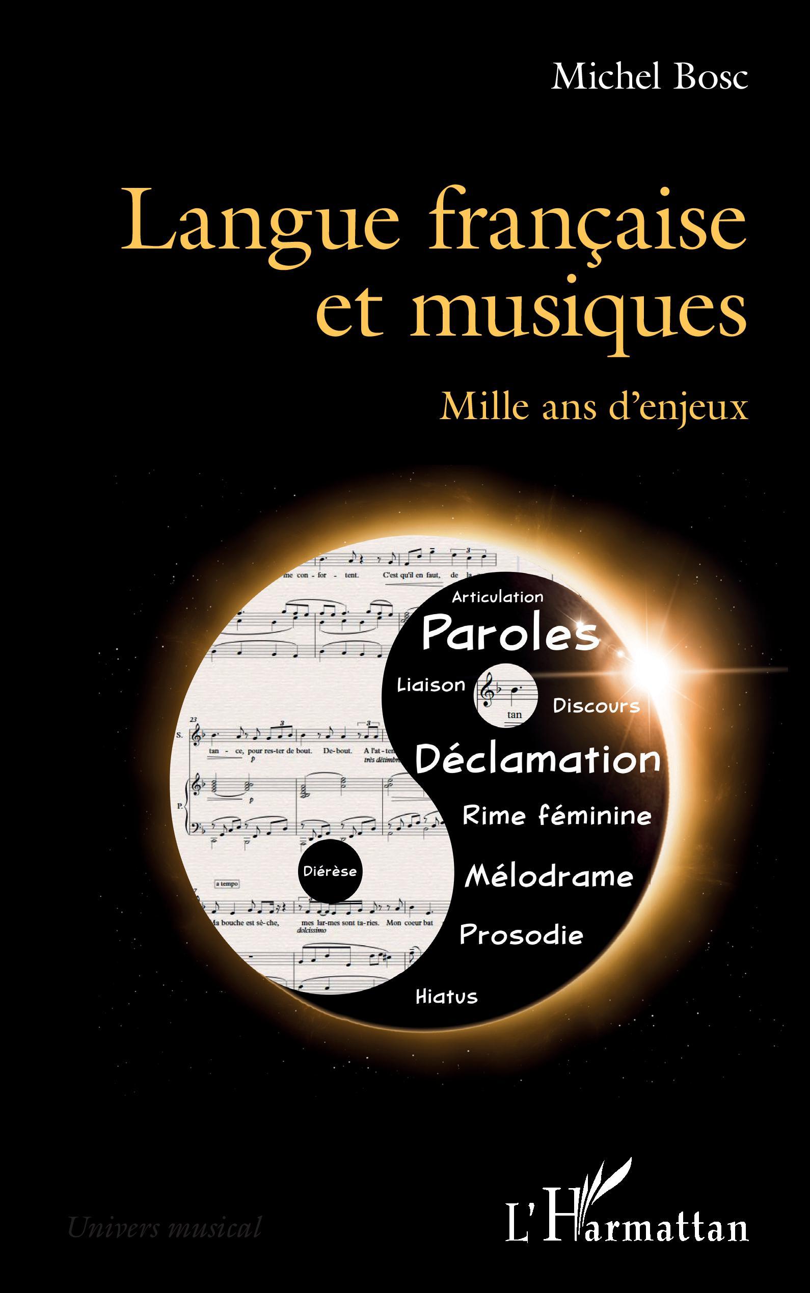 Langue française et musiques, Mille ans d'enjeux (9782140276101-front-cover)