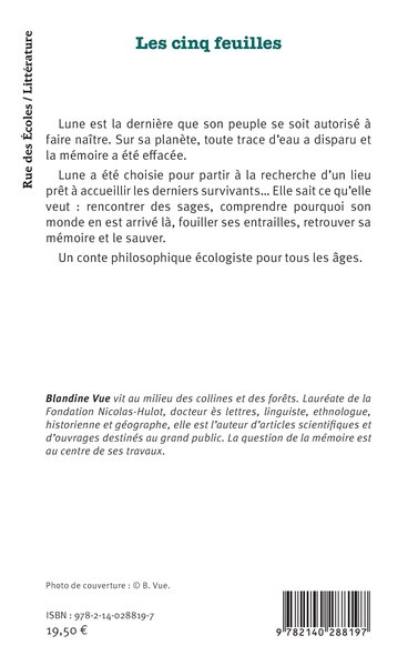 Les cinq feuilles (9782140288197-back-cover)