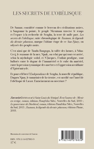 Les secrets de l'obélisque, Roman (9782140278839-back-cover)