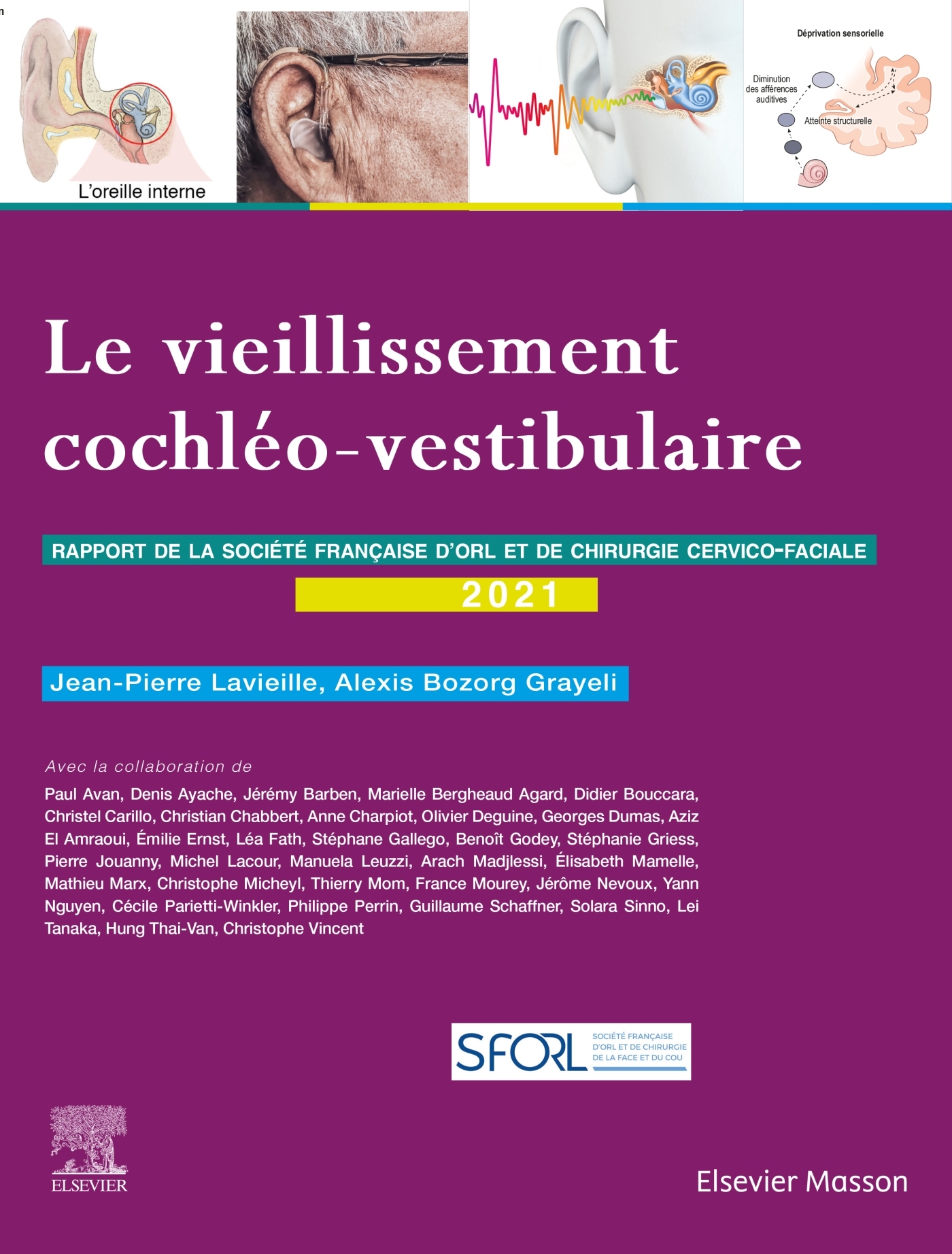 Le vieillissement cochléo-vestibulaire, Rapport SFORL 2021 (9782294772948-front-cover)