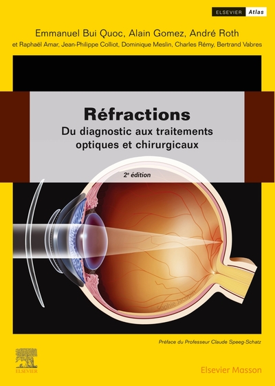 Réfractions, Du diagnostic aux traitements optiques et chirurgicaux (9782294773150-front-cover)