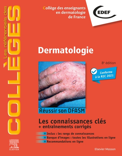 Dermatologie, Réussir son DFASM - Connaissances clés (9782294767074-front-cover)