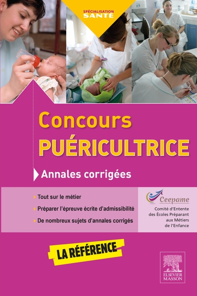 Concours puéricultrice - Annales corrigées, S'entraîner avec les sujets officiels (9782294749087-front-cover)