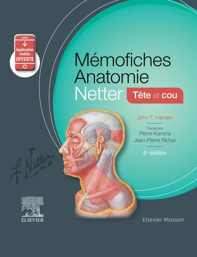 Mémofiches Anatomie Netter - Tête et cou, Tete Et Cou (9782294758683-front-cover)