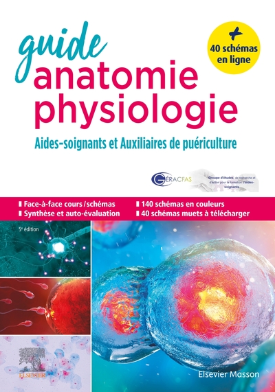 Guide anatomie et physiologie pour les AS et AP, Aides-soignants et Auxiliaires de puériculture - La référence (9782294766541-front-cover)
