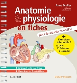Anatomie et physiologie en fiches pour les étudiants en IFSI, Avec un site Internet d'entraînements interactifs (9782294748493-front-cover)
