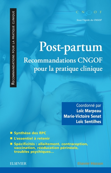 Post-partum : recommandations CNGOF pour la pratique clinique, Pour La Pratique Clinique (9782294759185-front-cover)