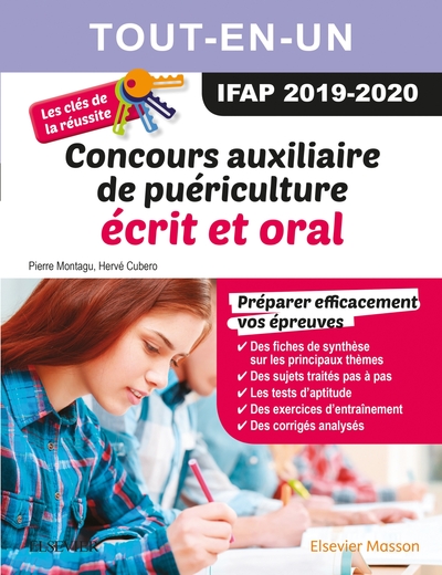 Concours Auxiliaire de puériculture 2019/2020 Tout-en-un : écrit et oral, Les clés de la réussite (9782294762734-front-cover)