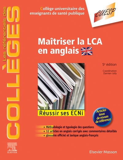 Maîtriser la LCA en anglais, Méthodologie et Entraînement - Réussir les ECNi (9782294763854-front-cover)